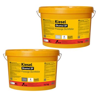 Kiesel Okamul DF Dichtfolie flüssig - Farbe: dunkelgrau Gewicht: Eimer 14kg