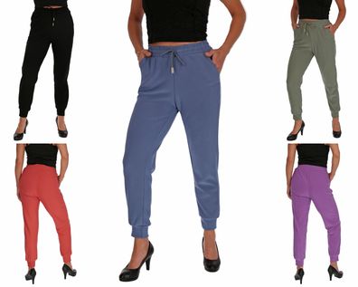 Damen Hose Sporthose Freizeithose Hose Sommerhose Jogger Stretch