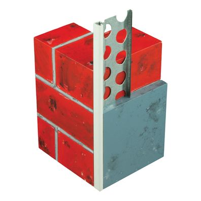 25x VWS Abschlußprofil Stahl verzinkt - Länge: 10 x 48 mm 10 mm Putz 2,5 m