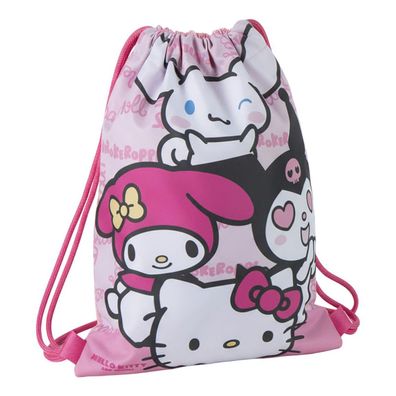 Hello Kitty Beutel Kinder 25 × 32 cm leichte Tasche mit Fan Motiv für unterwegs