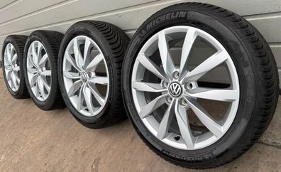 4x Original VW Golf VIII 5G GTI 17 Zoll Winterräder Dijon 5G0601025K DOT19 6-7mm