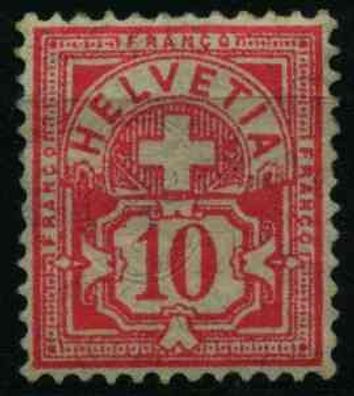 Schweiz Ziffernmuster Nr 54Xa ungebraucht X0A25FA