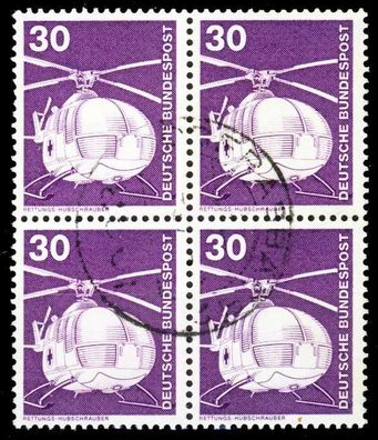 BRD DS Industrie u. Technik Nr 849 zentrisch gestempelt VIER X27C86A
