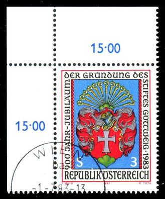 Österreich 1983 Nr 1737 zentrisch gestempelt ECKE-OLI X36BE2A