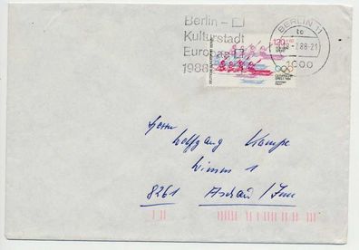 BERLIN 1984 Nr 718 BRIEF EF X5C7F8A