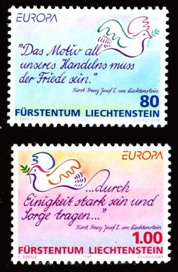 Liechtenstein 1995 Nr 1103-1104 postfrisch SA18E2A