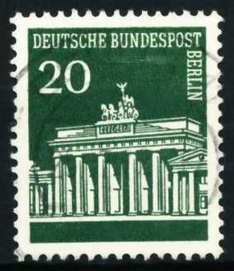 BERLIN DS BRAND. TOR Nr 287 zentrisch gestempelt X636FDA