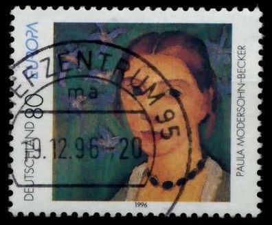 BRD BUND 1996 Nr 1854 zentrisch gestempelt X72CBEA