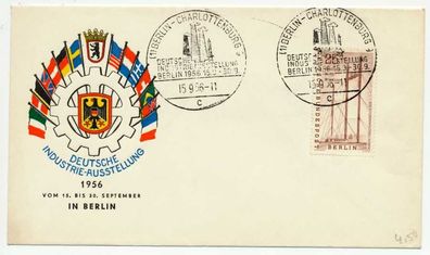 BERLIN 1956 Nr 137 BRIEF FDC X732A1E