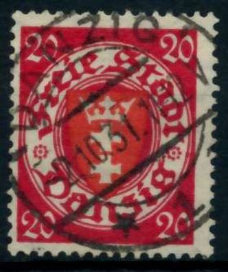 DANZIG 1924 Nr 196xb gestempelt X6D38EA