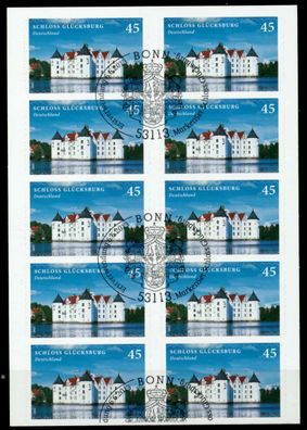 BRD BUND Folienblatt Nr FB31 #3016 gestempelt MH X70F26A