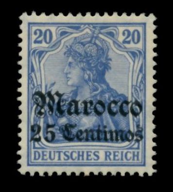 Deutsche Auslandspostämter Marokko Nr 37b ungebraucht ATT X713A8A