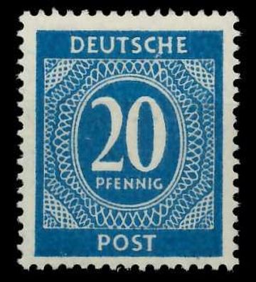 Kontrollrat Ziffern Nr 924a postfrisch X8301EE
