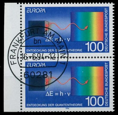 BRD BUND 1994 Nr 1733II zentrisch gestempelt SENKR PAAR X9069EE