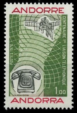 Andorra (FRANZ. POST) 1976 Nr 273 postfrisch SB14A0E