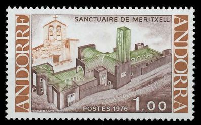 Andorra (FRANZ. POST) 1976 Nr 278 postfrisch SB149EE
