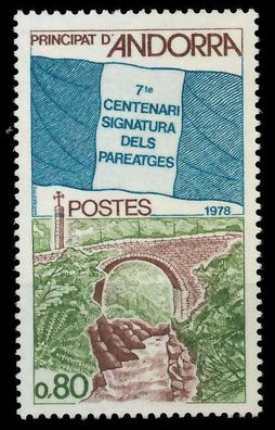 Andorra (FRANZ. POST) 1978 Nr 289 postfrisch SB14B0A