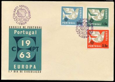 Portugal 1963 Nr 948-950 BRIEF FDC X0895B6