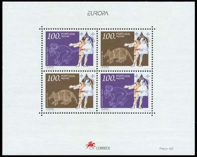 AZOREN Block 14 postfrisch X08E986