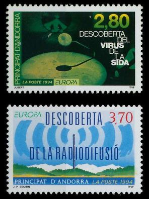 Andorra (FRANZ. POST) 1994 Nr 465-466 postfrisch X08EA2A