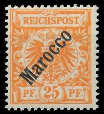 Deutsche Auslandspostämter Marokko Nr V postfrisch gepr X09458A