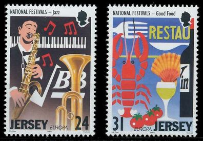 JERSEY 1998 Nr 828-829 postfrisch X0B4A76