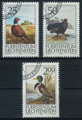 Liechtenstein 1990 Nr 997-999 gestempelt SB45B62