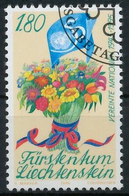 Liechtenstein 1995 Nr 1106 gestempelt SB45E3A