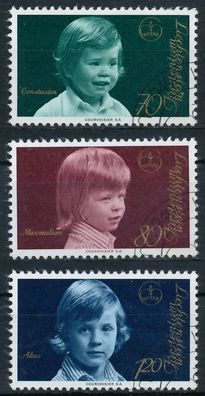 Liechtenstein 1975 Nr 620-622 gestempelt SB46042