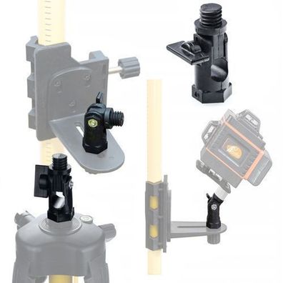 Rosfix Neigungsadapter Laserwasserwaage – 5/8" Gewinde | Präzise Winkel