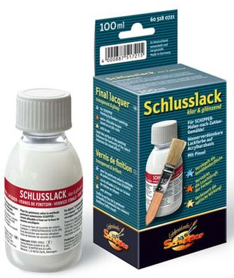 Schlusslack - klar & glänzend