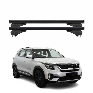 Menabo Dachträger Grundtäger für KIA Seltos 2023-2026 FL Aluminium Schwarz 2 tlg