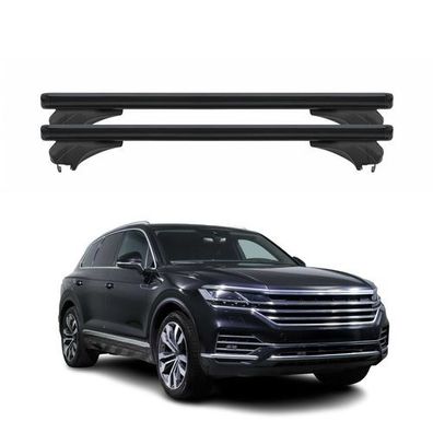 Menabo Dachträger Grundtäger für VW Touareg III 2018-2024 Pre-FL Alu Schwarz 2x