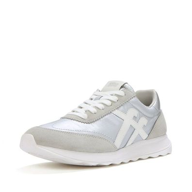 FitFlop Damen Sneakers Retro-Q FF Metallic-Fabric/Suede A5Q