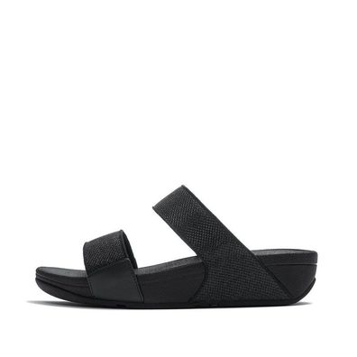FitFlop Damen Sandalen Lulu Shimmerglitz Slides A4Y