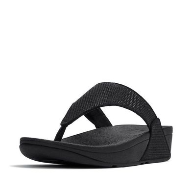 FitFlop Damen Sandalen Lulu Shimmerglitz Toe-Post Sandals A4Z