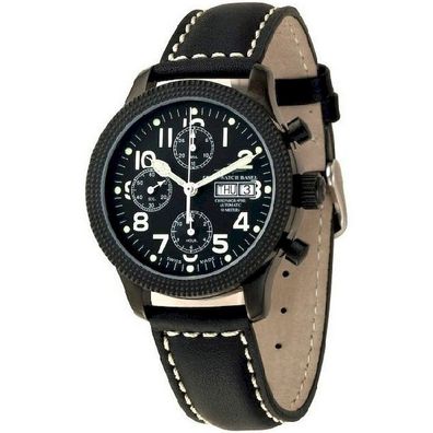 Zeno-Watch - Armbanduhr - Herren - NC Clou de Paris Chrono - 11557TVDD-bk-a1