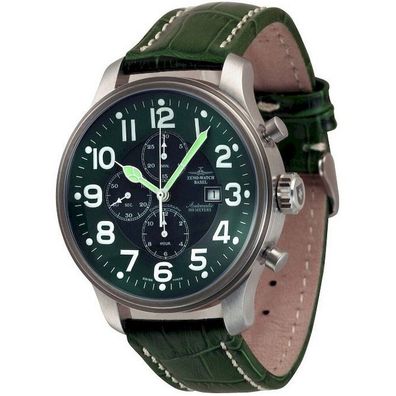 Zeno-Watch - Armbanduhr - Herren - Chrono - Giant Chrono Date - 10557TVD-a8