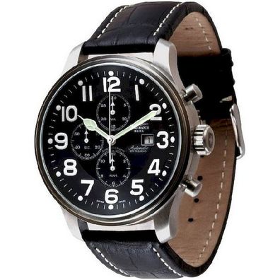 Zeno-Watch - Armbanduhr - Herren - Chrono - Giant Chrono Date - 10557TVD-a1