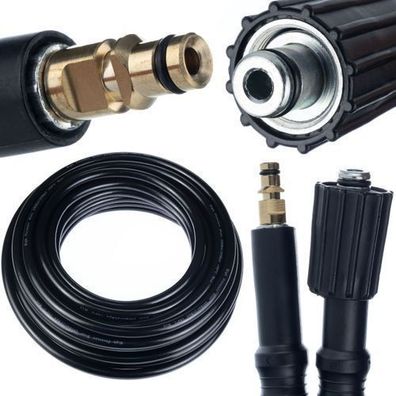 Rosfix Hochdruckschlauch 5m – Ersatz für Kärcher K2–K7 | 200 Bar, M22, Click