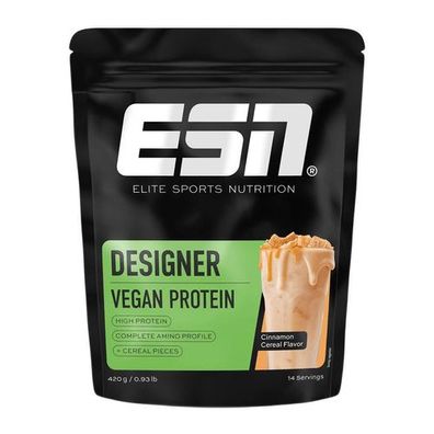 ESN Designer Vegan Protein 2.0 Cinnamon Cereal 420g Beutel
