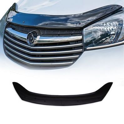 Motorhaube Deflektor Insekten Steinschlagschutz für Opel Vivaro 2014-2019 Dunkel
