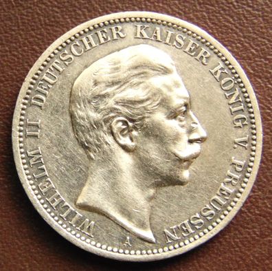 Preussen. 3 Mark 1908 A