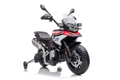 BMW F850 GS Elektro Kindermotorrad - Mit Stützräder, Musik & Lichter, EVA, MP3
