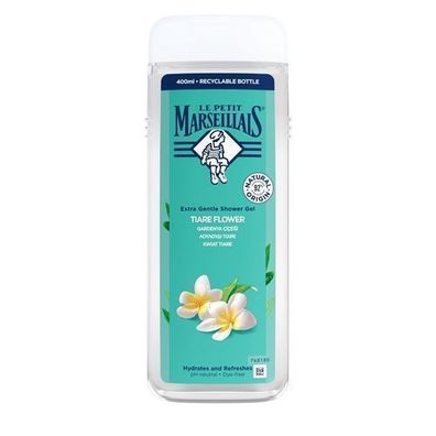 Le Petit Marseillais Cremedusche, Tiaréblüten-Extrakt, 400 ml