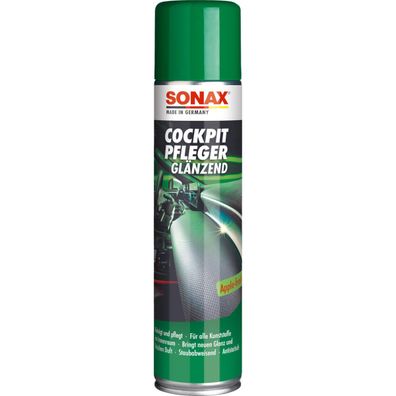 SONAX Cockpitpfleger glänzend Kunststoffreiniger Cockpitspray Apple Fresh 03443000