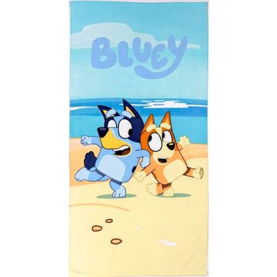 Bluey Sunny Beach Badetuch, Strandtuch 70 x 140 cm