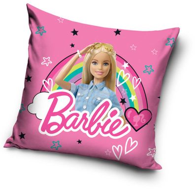 Barbie Regenbogen Kissenbezug Maße ca. 40 x 40 cm
