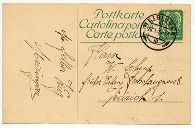 Schweiz Postkarte Zeitraum 1923 31 X6DF846