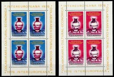 Rumänien Block 133-Block 134 postfrisch S0047DA